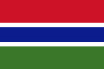 Гамбија Државно знаме