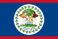 Belize Nationalflagge