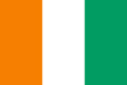 Elfenbenskysten Nasjonalflagg