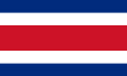 Kostarika Národná vlajka